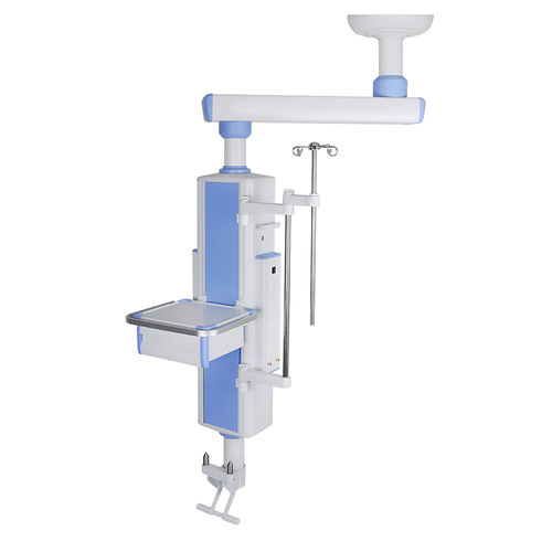 Estativa de braço de teto - YF-AP-01S - Jiangsu Yongfa Medical Equipment Technology - para cuidados intensivos / com braço simples / de altura regulável