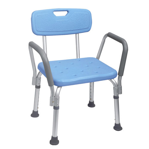 Cadeira de banho com braços - YF-BA01 - Jiangsu Yongfa Medical Equipment Technology - com encosto / com altura regulável