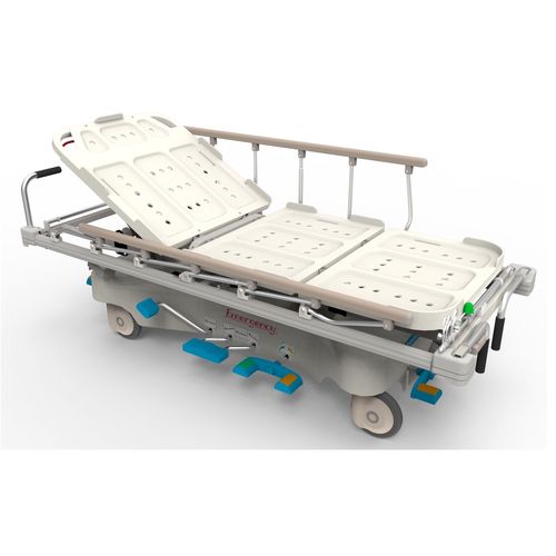 Carro-maca de transporte - JE-200 - Joson-Care Enterprise - de emergência / hidráulico / com altura regulável