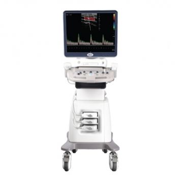 Aparelho de ultrassom com carrinho - SonoRad V9  - Trivitron Healthcare - geral / 3D/4D / com Doppler colorido