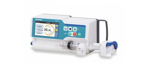 Bomba de seringa de 1 via - Flogard Grand - Trivitron Healthcare - com touch screen