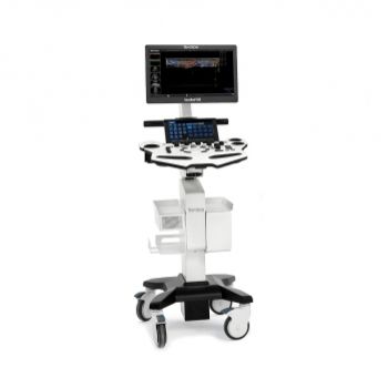 Aparelho de ultrassom com carrinho - Sonorad V20 - Trivitron Healthcare - geral / em preto e branco / com Doppler colorido