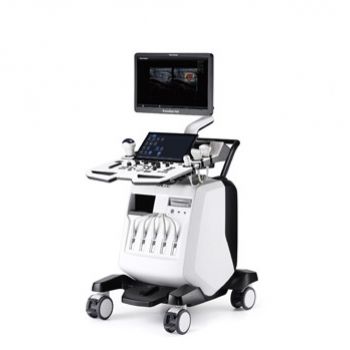 Aparelho de ultrassom com carrinho - SonoRad V60 - Trivitron Healthcare - geral / em preto e branco / com Doppler colorido