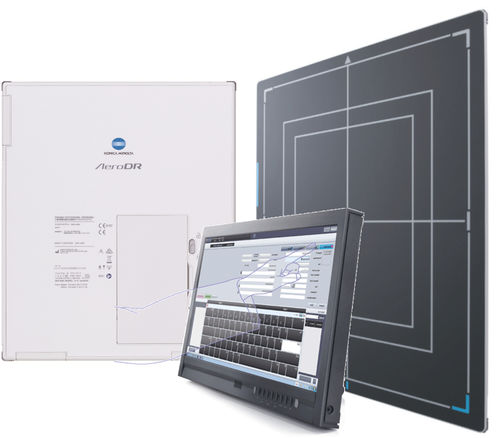 Sistema de aquisição de imagens para radiografia - AeroDR NS - Konica Minolta Healthcare