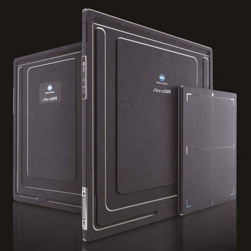Detector de painel plano para radiografia geral - AeroDR3 HD2  - Konica Minolta Healthcare - com conexão sem fio / à prova de água