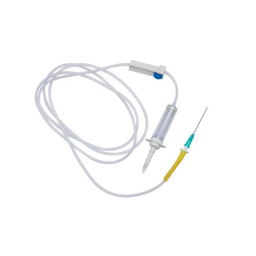 Kit de infusão em policloreto de vinila - Pro-Venex - Lars Medicare Pvt Ltd. - com torneira / com câmara de gotejamento