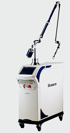 Laser para tratamento de cicatrizes - LOTUS Series - Laseroptek - para rejuvenescimento da pele / Er:YAG / com carrinho