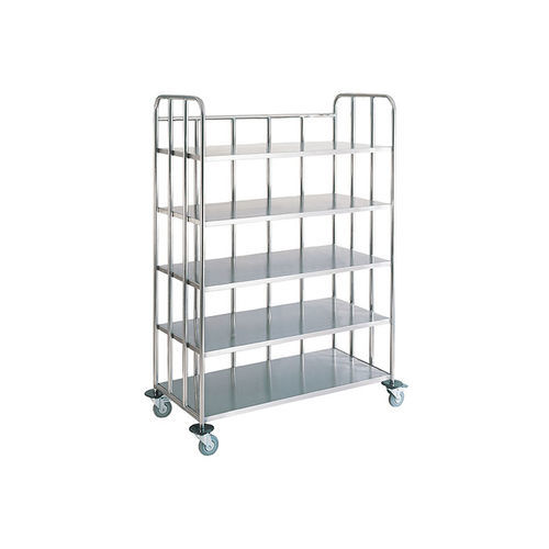 Carrinho para uso geral - CA5211-NEW - LKL ADVANCE METALTECH SDN BHD - de transporte / em aço inoxidável / com 5 prateleiras