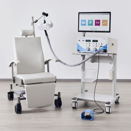 Estimulador magnético transcraniano EMT + EMTr - PowerMAG Touch (MAG & More) - Neurocare Group