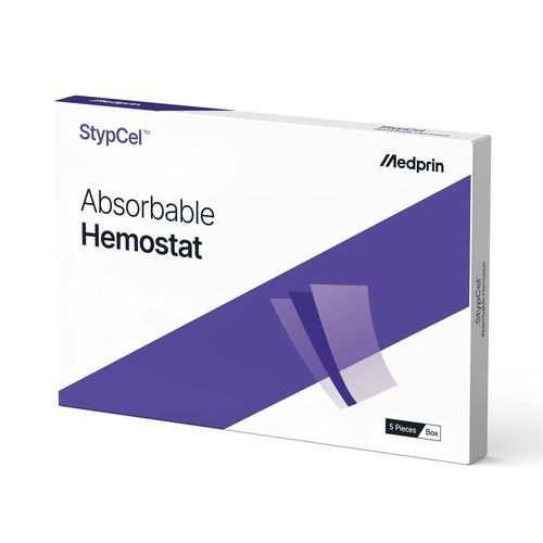 Agente hemostático em pads - StypCel™  - Medprin Biotech - para neurocirurgia