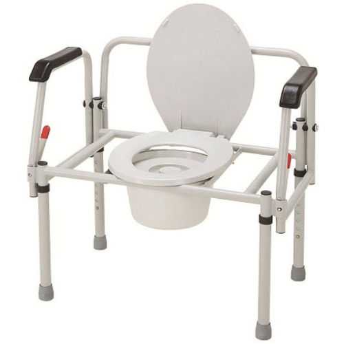 Cadeira higiênica para pessoas obesas - C314-2 - Merits Health Products - com braços / com abertura higiênica