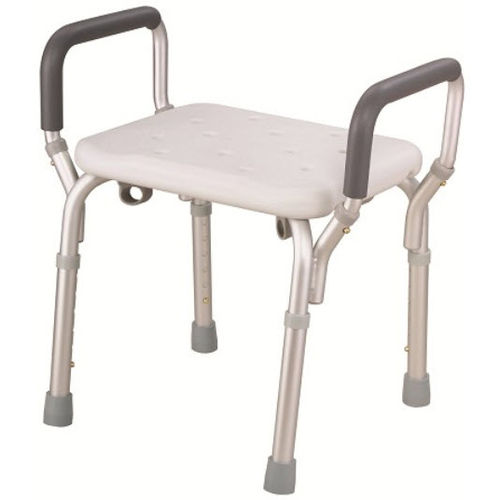 Banco de banho com braços - A203-2 - Merits Health Products - sem encosto / para pessoas obesas