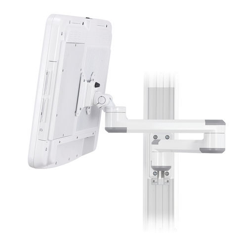 Braço de suporte para monitor articulado - HM series - Modern Solid Industrial - de altura regulável / para tela / para uso médico