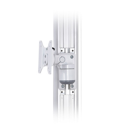 Braço de suporte para monitor para tela - HM-8001 - Modern Solid Industrial - para uso médico / para trilho / para montagem VESA