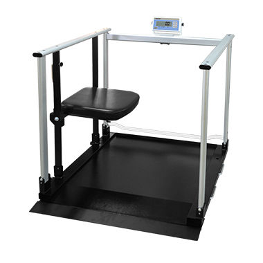 Balança antropométrica eletrônica - BW-5185MF - NAGATA SCALE - para hospital / para cadeiras de rodas / plataforma