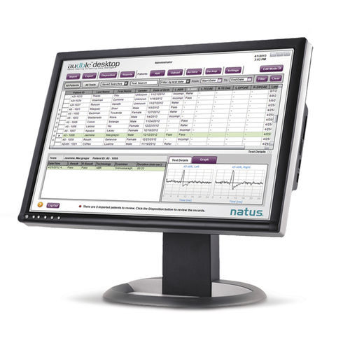 Software de gestão de dados - audble®  - Natus Medical - de detecção / universal / de audiometria