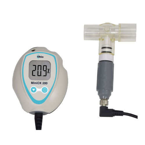 Aparelho para teste de oxigênio - MiniOX® 200E - Ohio Medical - para dispositivos médicos / contínuo / portátil
