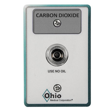Ponto de consumo DISS - 261000-28 - Ohio Medical - para sistema de distribuição de gases medicinais / para gases medicinais