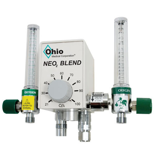 Misturador de gases para ventilação de paciente - 6750-0018-907 - Ohio Medical - de oxigênio / de ar / de N2O