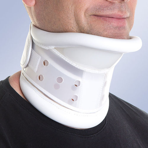 Colar cervical semirrígido - CC2400 - Orliman - C (10 cm) / com apoio mentoniano / para adulto