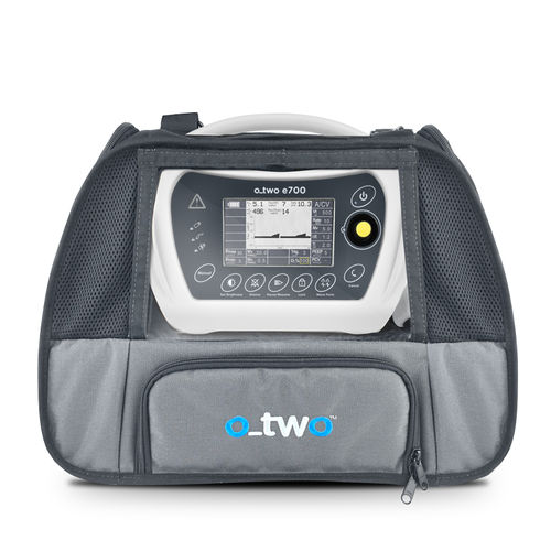 Maleta de emergência de transporte - 01CV7050 - O-Two Medical Technologies - com alça para tiracolo