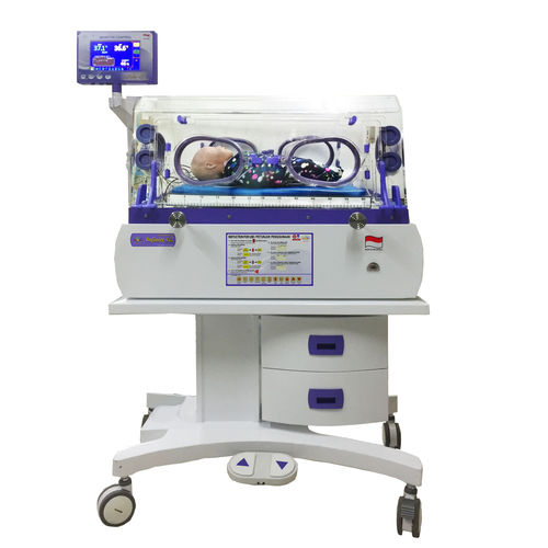 Incubadora neonatal com rodízios - G2 - PT. FYROM INTERNATIONAL  - com altura regulável / com monitor