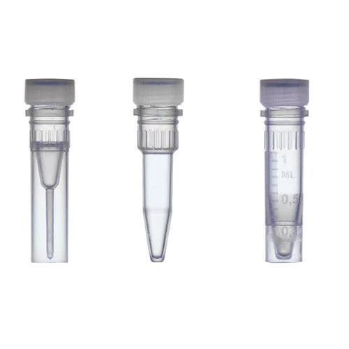 Tubo de ensaio para laboratório - 5616 series - Ratiolab - cônico / em polipropileno / para microcentrífuga