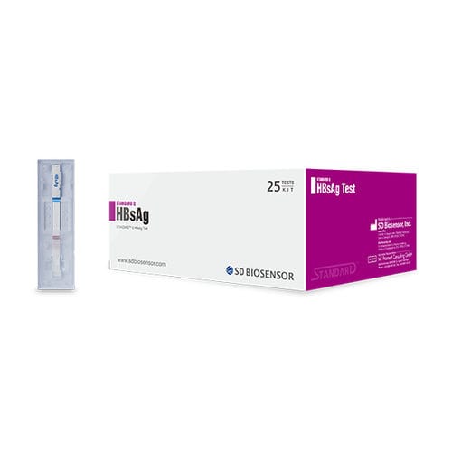Kit de teste da hepatite B - 09HBS10C - SD BIOSENSOR. INC - de antígeno / de hepatite B (HBV) / clínico