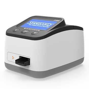 Analisador de imunoensaio automático - F100 - SD BIOSENSOR. INC - para diagnóstico clínico / de fluorescência / de fluxo lateral