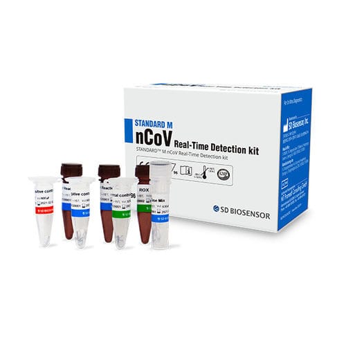 Kit de teste de COVID-19 - 11NCO10 - SD BIOSENSOR. INC - de SARS-COV-2 / nasofaríngeo / de escarro