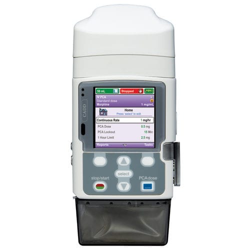 Bomba de infusão ambulatorial - CADD-Solis™ - ICU medical - de 1 via / para controle da dor / ACP