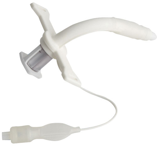 Cânula de traqueotomia - Bivona™  - ICU medical - curva / autoclavável / flexível
