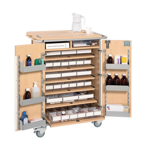 Carrinho de medicamentos - Sun-DT8-UDS - Sunflower Medical - para tratamentos / de acondicionamento / para distribuição de medicamentos