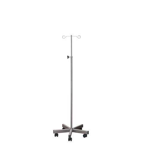Suporte para soro com rodízios - Sun-IV08 - Sunflower Medical - 2 ganchos / em inox