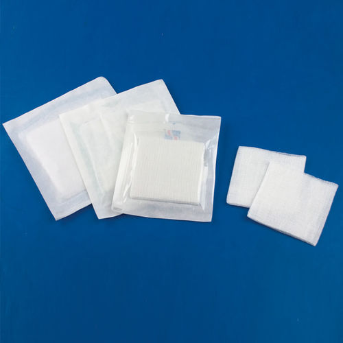 Compressa de gaze em algodão - 40S 18*11mesh - Suzhou SunMed - estéril / absorvente