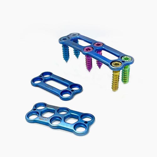 Placa para artrodese cervical - TruFit  - TDM - bloqueada / em titânio / 2 níveis