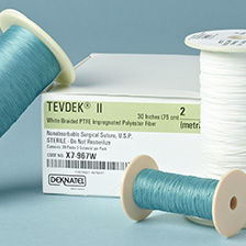 Fio de sutura não absorvível - TEVDEK® - Teleflex Medical
