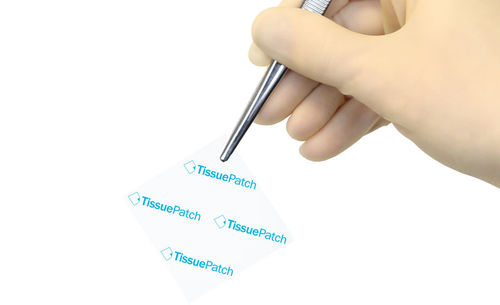 Remendo torácico - TissuePatch - Tissuemed - sintético / transparente
