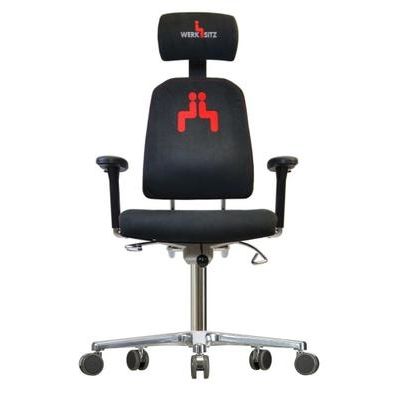 Cadeira de escritório com rodízios - WS 9320 ALCANTARA - Werksitz - com braços / com altura regulável / giratória