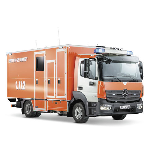 Ambulância para cuidados intensivos - WAS 500  - WAS - Wietmarscher Ambulanz- und Sonderfahrzeug - para transferência de paciente / com baú / tipo C