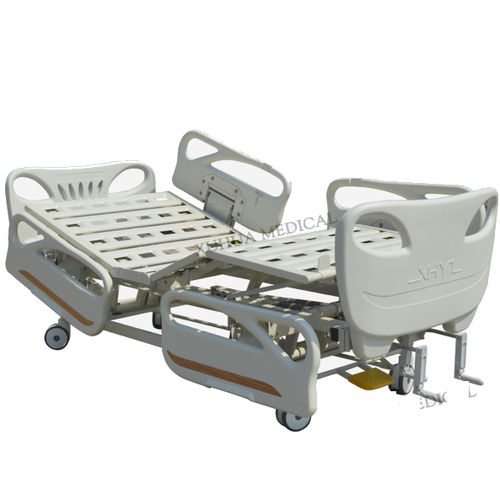 Cama para hospital - XHS30A - HI-LIFE Technology (HEBEI ) Co., Ltd. - manual / de altura regulável / com rodízios