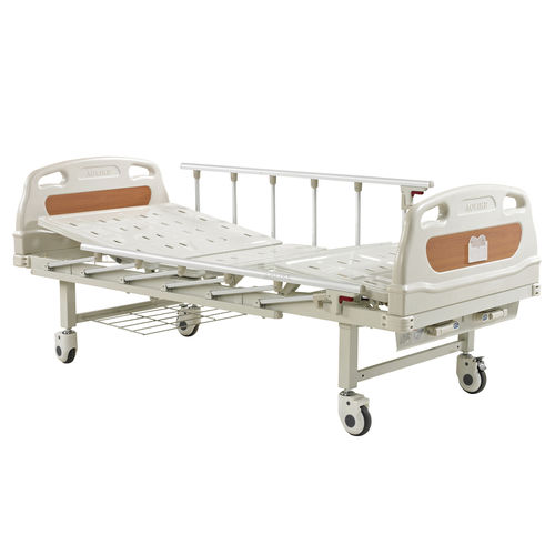 Cama para hospital - ALK06-A232P - Zhongshan Aolike Medical Equipment Technology - manual / de altura regulável / com rodízios