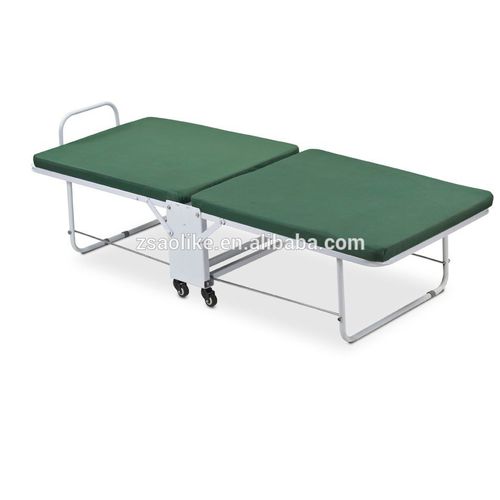 Cama para hospital - ALK06-F01 - Zhongshan Aolike Medical Equipment Technology - manual / com altura fixa / dobrável