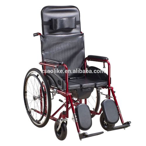 Cadeira de rodas manual - ALK690GC - Zhongshan Aolike Medical Equipment Technology - para ambiente interno / reclinável / higiênica