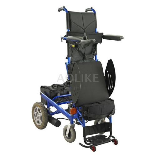 Cadeira de rodas elétrica - ALK158 - Zhongshan Aolike Medical Equipment Technology - para ambientes externos / com verticalização / com apoio para pernas
