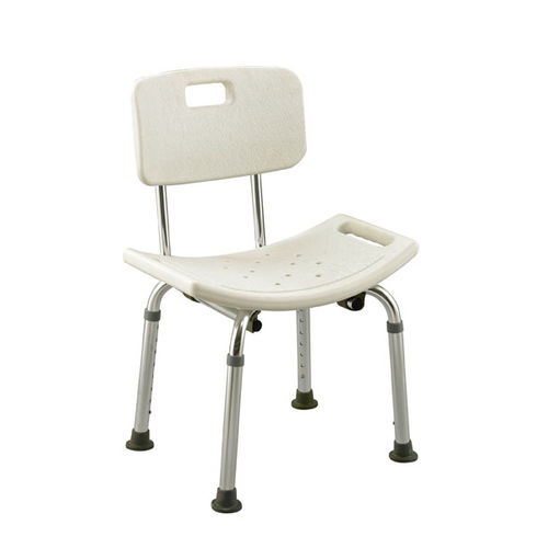 Cadeira de banho - ALK402L - Zhongshan Aolike Medical Equipment Technology - com encosto / com altura regulável
