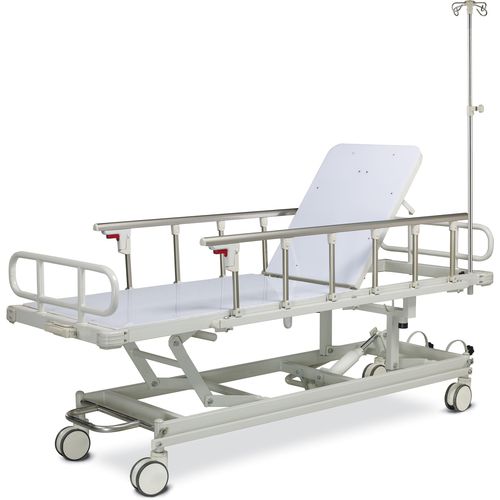 Carro-maca de transporte - ALK06-H802 - Zhongshan Aolike Medical Equipment Technology - hidráulico / com altura regulável / com encosto regulável