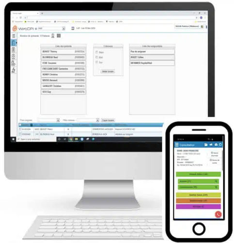Sistema de informação de gestão - WebHospital - EVOLUCARE - de registro clínico / para hospital