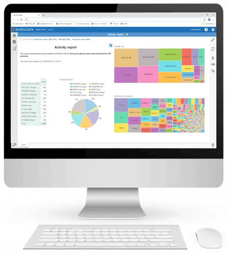 Módulo de software de análise - Analytics - EVOLUCARE - de gestão / de criação de laudos / médico-hospitalar