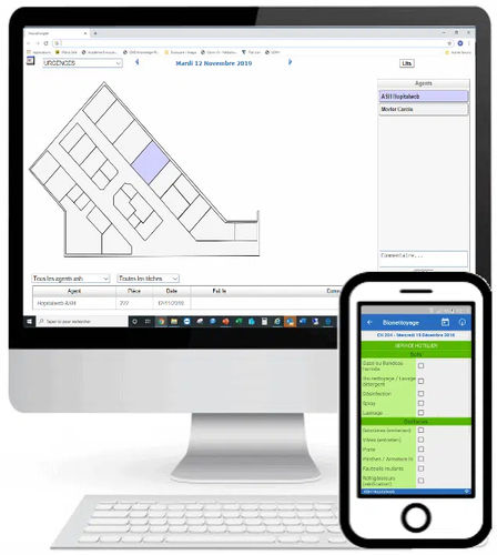 Módulo de software de gestão - WebStretcher  - EVOLUCARE - de planejamento / de monitorização / médico-hospitalar